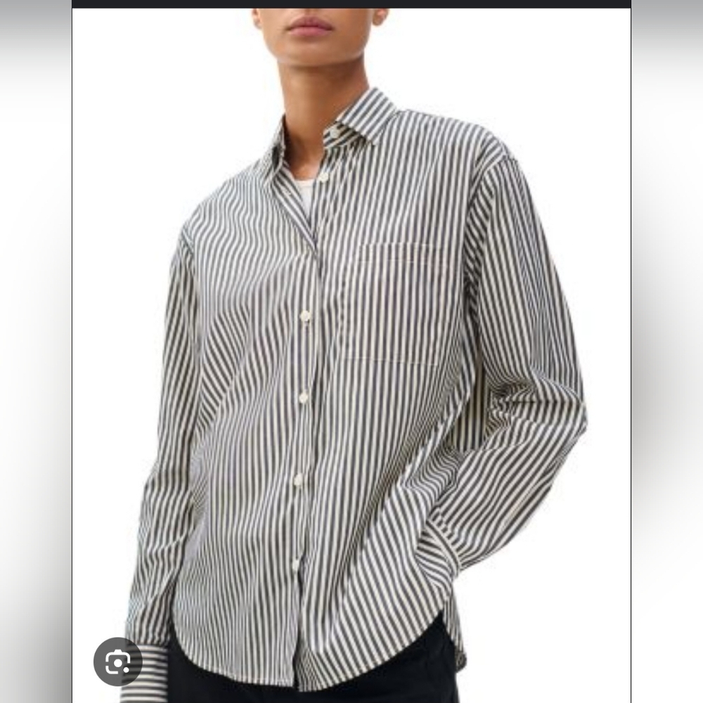MEN'S STRIPED BUTTON DOWN SHIRT SIZE XXL NWT